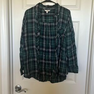 Terra & Sky Plaid Top